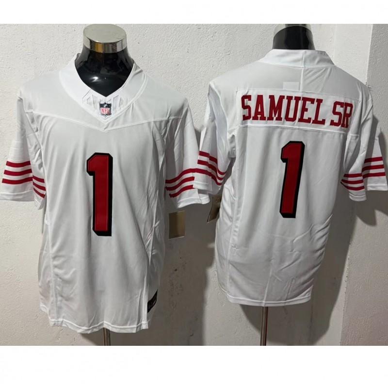 San Francisco 49ers NFL Embroidered Jersey Patch Set With 3D Stitched Team Player Numbers Sports Fans