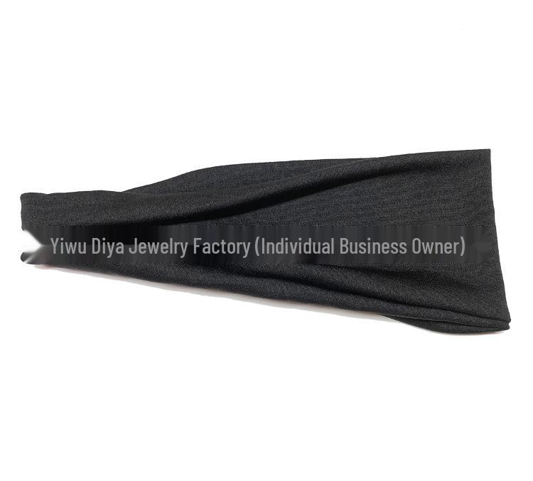 Unisex Sports Headband: Sweat-Absorbing Yoga Hair Band for Running