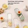 Multiple Functions In One Mini Garlic Slicer Slice Shred And Grind Effortlessly Mini Garlic Slicer Multi-Functional