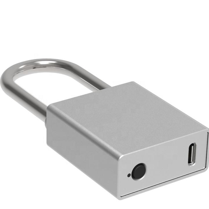 Keyless Bluetooth Square Security Lock Waterproof Stainless Steel Padlock with Anti-Theft Feature Durable