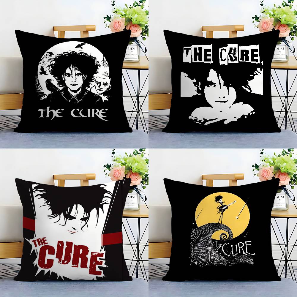 The C-Cure Rock Band Pillow Case Sofa Living Room Bedroom Double-sided Printing Square Cushion Nap Time Cushion Cover