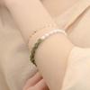 Jean Paul Clarisse Natural Gemstone Freshwater Pearl Bracelet JB-22-032B