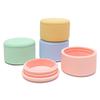 Portable Silicone Mini Travel Jars With Lid For Cosmetic Face Body Hand Cream Jewelry Powder Storage