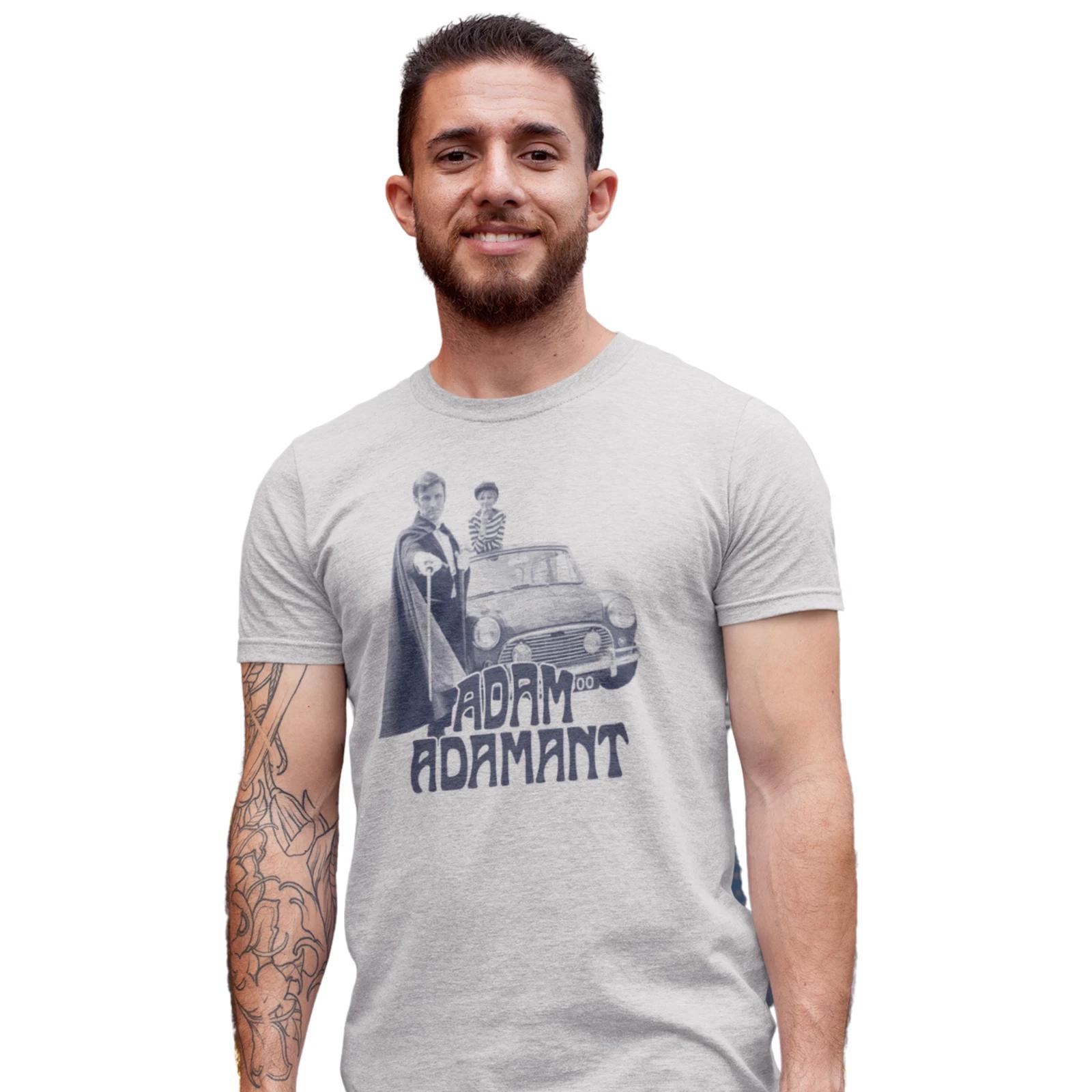 Adam Adamant Hand Printed T-Shirt 60s TV Cult TV Show Birthday Gift M