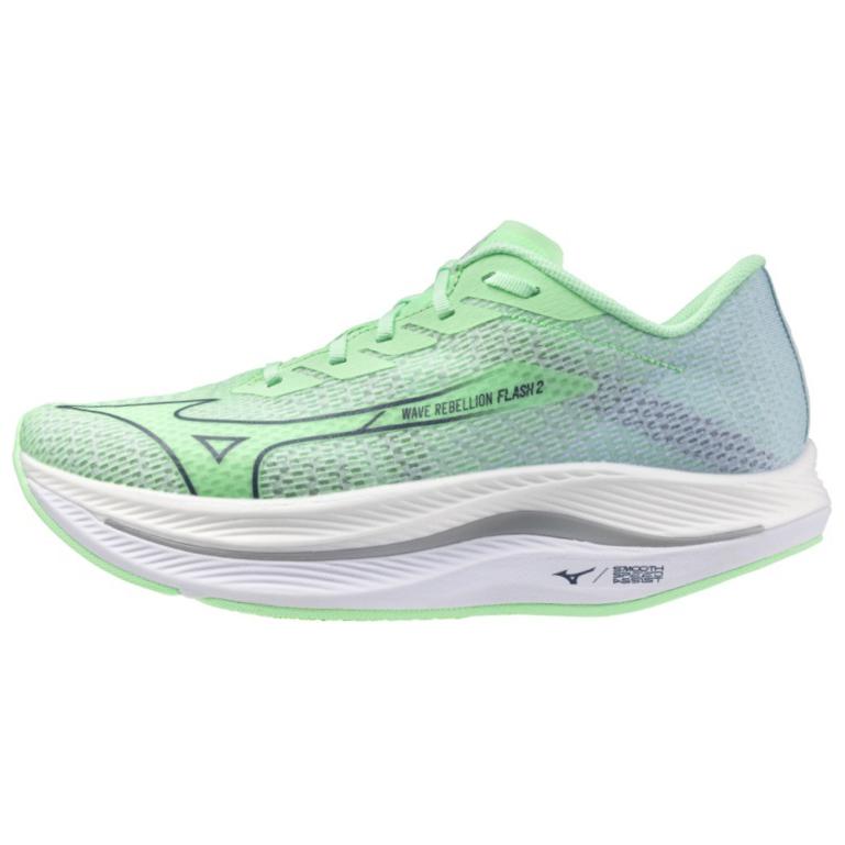 

Mizuno Wave Rebellion Flash 2 Neo Mint Men Sneakers Green Vintage-Indigo Hint-Mint J1GC243581 43