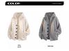 Men's Hooded Cardigan Sweater: Autumn/Winter Trendy Loose Heavyweight Casual Knitwear.