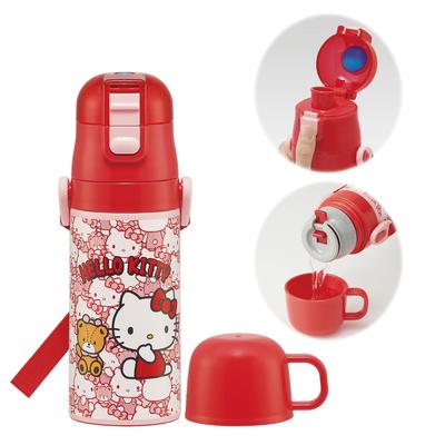Stainless Steel Water Bottle Direct Drinking 420ml Cup Drinking 350ml Sanrio Hello Kitty Back Side Lightweight Type That Is Friendly To