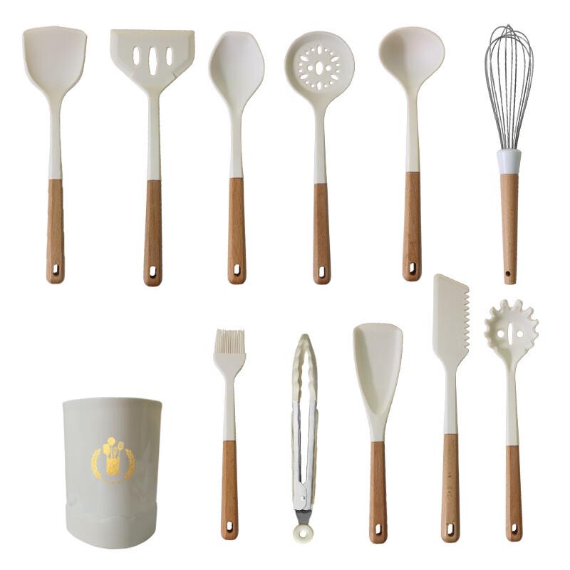 ZISIZ Silicone Cooking Utensil Set