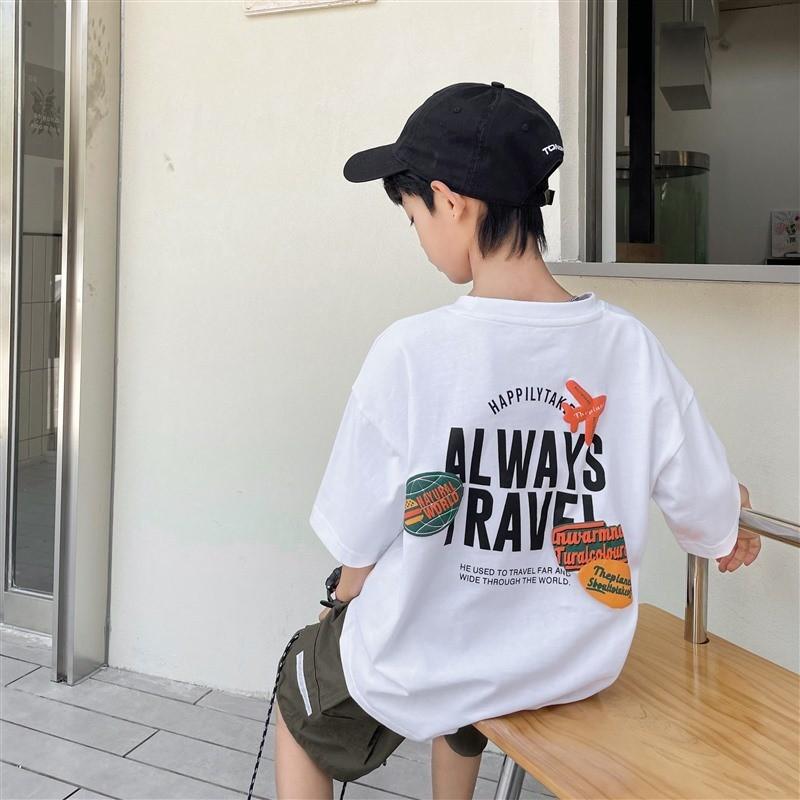 

New Boys Short sleeved Boys T-shirt 140