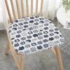 Non-Slip Breathable Dining Cushion Machine Washable Living Room Kitchen Chair Seat Mat Super Soft Hip Protective Cotton Linen Seat Cushion Household
