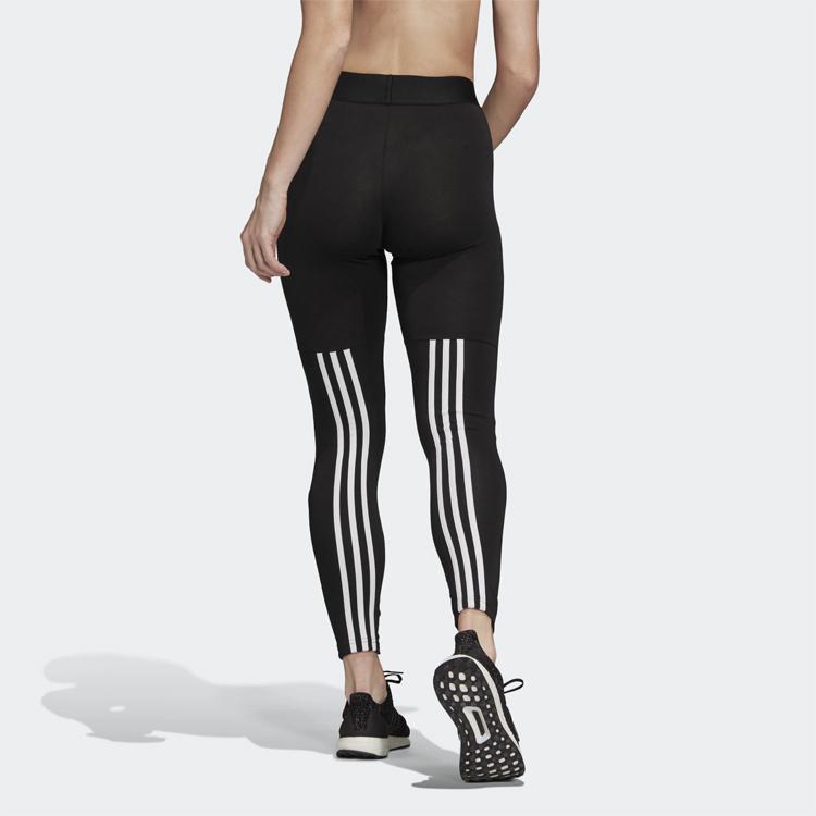 Adidas Performance Logo Fitness Running Leggings Women Bottoms Black FI4630