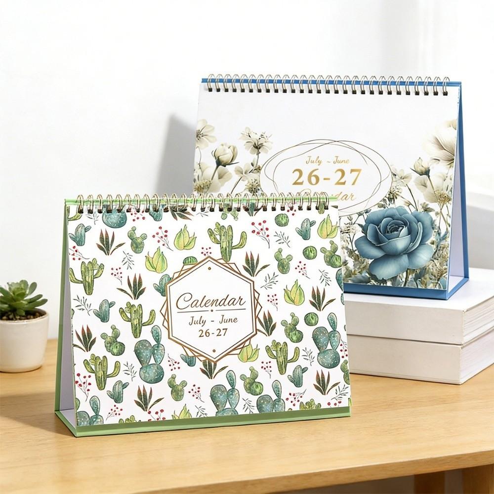 Thick Paper Desktop Calendar Daily Schedule Flip Calendar Annual Calendar  Daily Planning