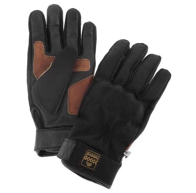 Helstons Justin Stretch Leather Motorcycle Gloves