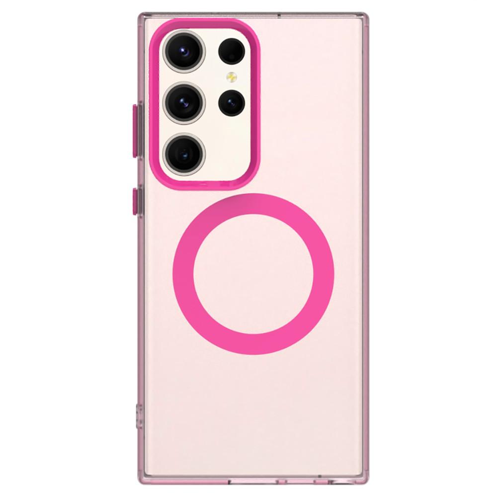 Candy Series For Samsung Galaxy S24 Ultra Case Compatible with MagSafe PC+TPU+PET Anti-Drop Phone Cover