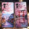 Japanese Style Temple And Cherry Blossoms Phone Case for Xiaomi Mi 17 15 14 13 12 11 Ultra 15T 14T 13T 12T 11T Pro Lite Soft TPU