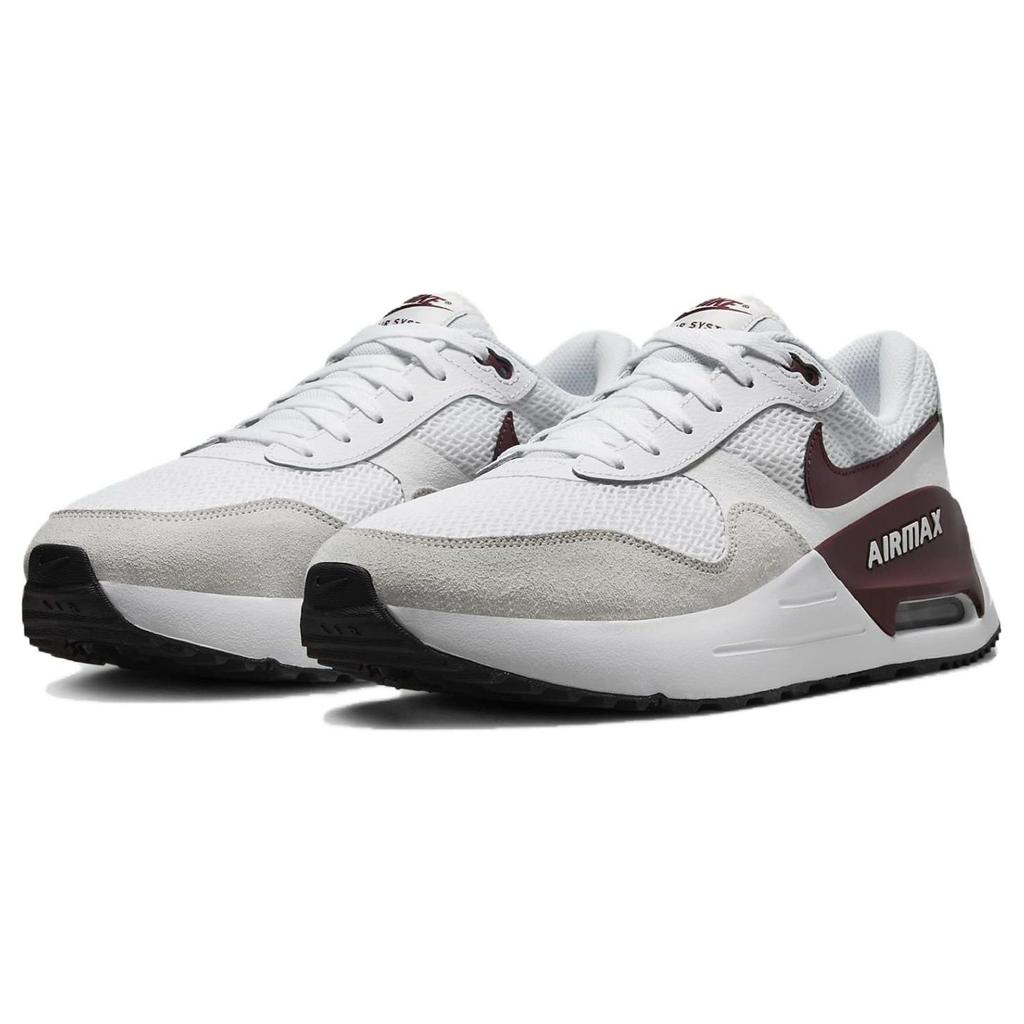 Nike Air Max Systm Fashion Sports Retro Durable Breathable Low-Top Lifestyle Casual Shoes Men Sneaker White Red DM9537-106
