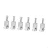 6 Pieces Guitar Bridge Saddles Professional Replace Hardware Portable Components Structural
