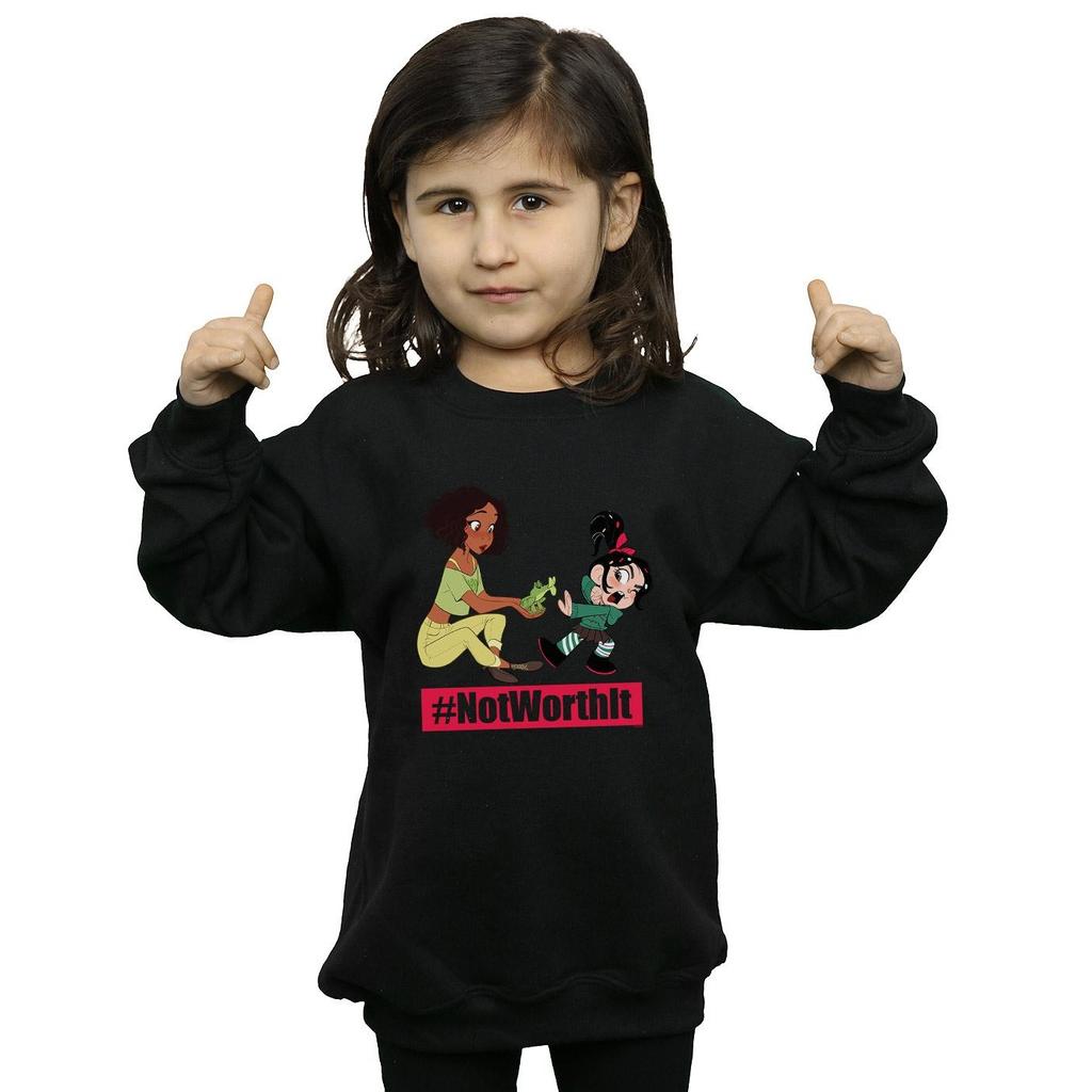 Disney Mädchen Wreck It Ralph Tiana Und Vanellope Sweatshirt
