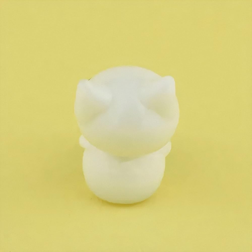 Four Cart Cute Handmade Glass Craft Gift Shironeko