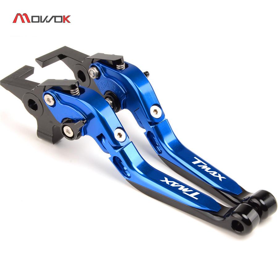 

For YAMAHA TMAX 530 560 Tmax560 TMAX530 SX DX 2012-2025 2024 2023 Motorcycle CNC Aluminum Clutch Brake Levers Tech Max Tmax 560 синий