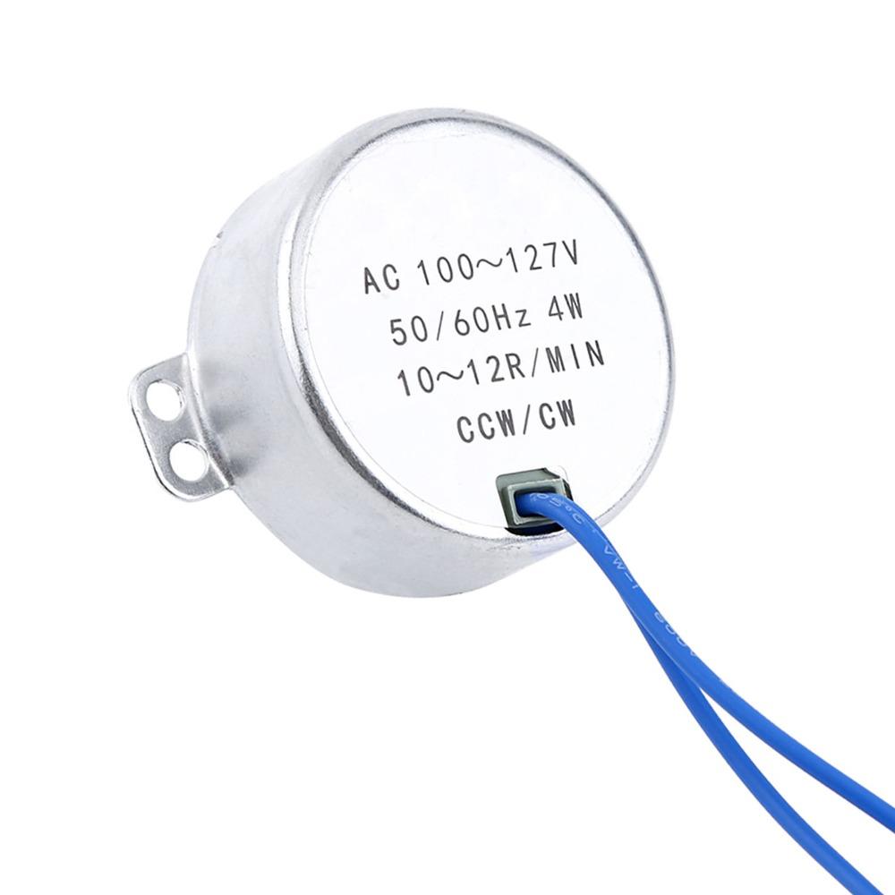 50/60Hz AC Electric Motor 4W Power Fireplace Replacement Motor Synchronous Geared Motor  For Fan