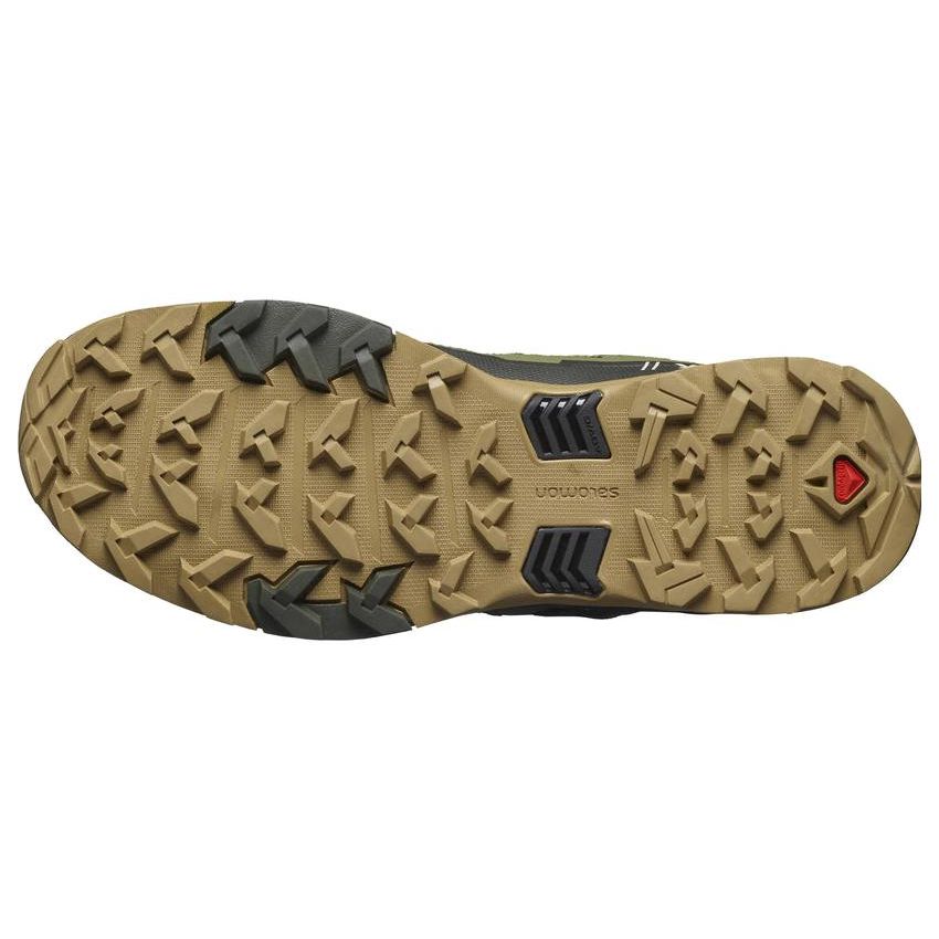 SALOMON X Ultra 4 Mid Gtx Durable Breathable Outdoor Functional Shoes Men Shoes Moss-Green 417399