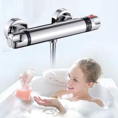 Thermostatic Shower Sets Bathroom Shower Faucet Hot And Cold Mixer Brass Faucet Bathtub Shower System Waterfall Shower