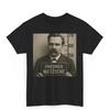 Nietzsche Mugshot T-Shirt: Existential Philosopher Graphic Tee