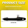 Front Left Door Handle Fits 2006-2011 Honda Civic 72180SNAA11ZF Black Outside EV