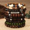 10 Pcs/Set Vintage Ethnic Style Woven Leather Bracelet For Men Women Bohemian Cow Life Tree Leather Bracelets Jewelry Gifts New
