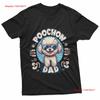 Poochon Dad Fathers Day Pet Dog Breed Paw T Shirt Vintage Washed Comfortable Casual Homme Soft Versatile Slightly Breathable