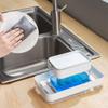 Kitchen Sink Sponge Caddy Soap Dispenser Dish Washing Sink Soap Dispenser