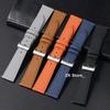 Vintage Genuine Leather Watch Straps 18mm 20mm 22mm Watchband for Huawei Watch Fit 2 Bands for Men Bracelet Smartwatch Accessory