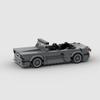 Coche de Carreras Abierto Ciudad Cabriolet MOC M3 E30 Convertible Vehículo Runabout Bloques de Construcción Ladrillos Juguetes para Niños Regalo
