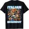 Italian Brainrot Characters Funny Meme Popular Trend Gen Z T-Shirt