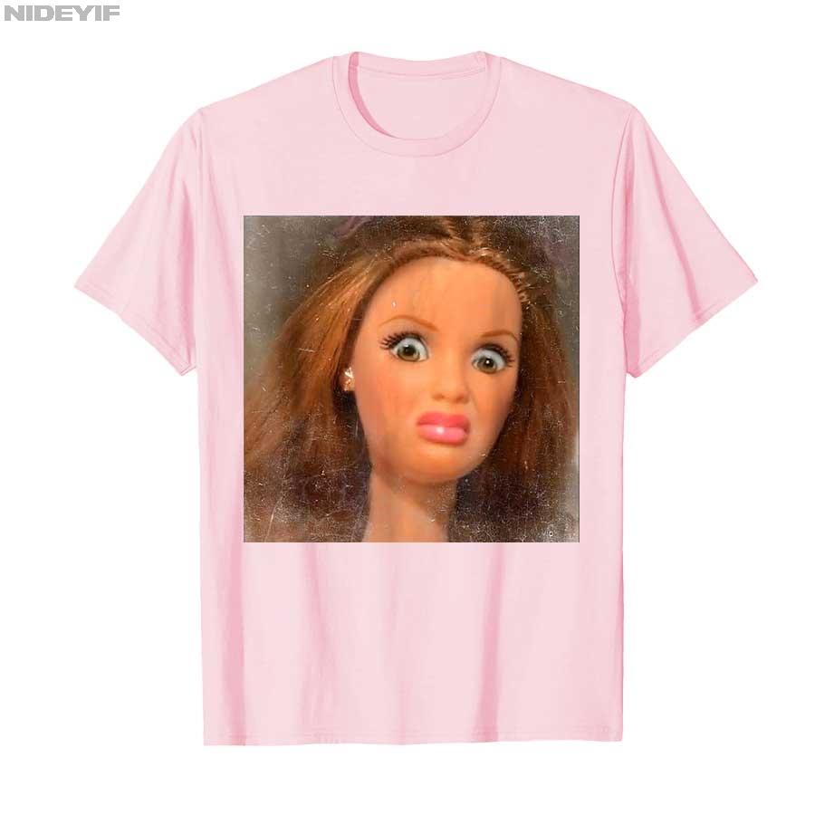 Lustiges Ekelhaftes Puppengesicht Meme T-Shirt Für Männer Frauen T-Shirts Kurzarm Tops P417