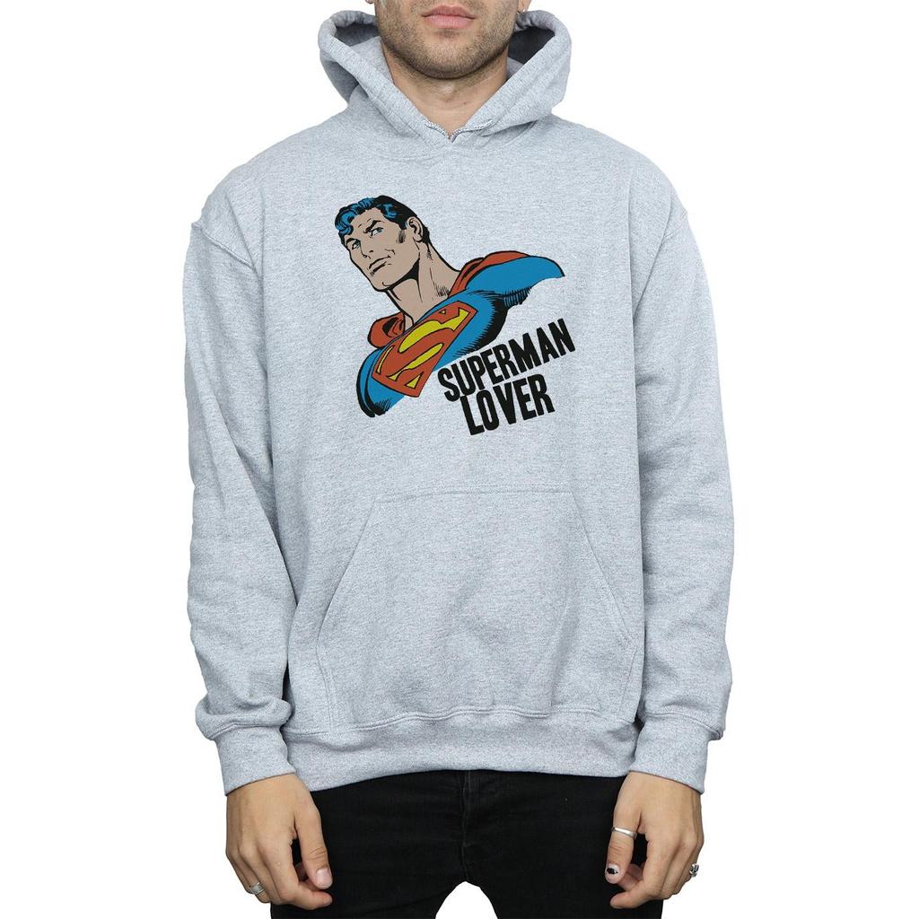 DC Comics Mens Superman Lover Hoodie