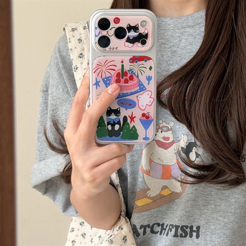 

Hobby Cartoon Black Cat iPhone Case for 17 Pro Max/16/15/14 - High-End Design iPhone 17