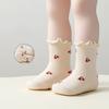 5Pairs Flower Toddle Short Tube Socks Pleated Kids Cartoon Socks Fashion Baby Cotton Socks  Newborn