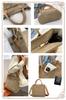 Aquamie Canvas Tote Bag, Small, Horizontal, Shoulder Tote, ShoulderCrossbody Bag (White)