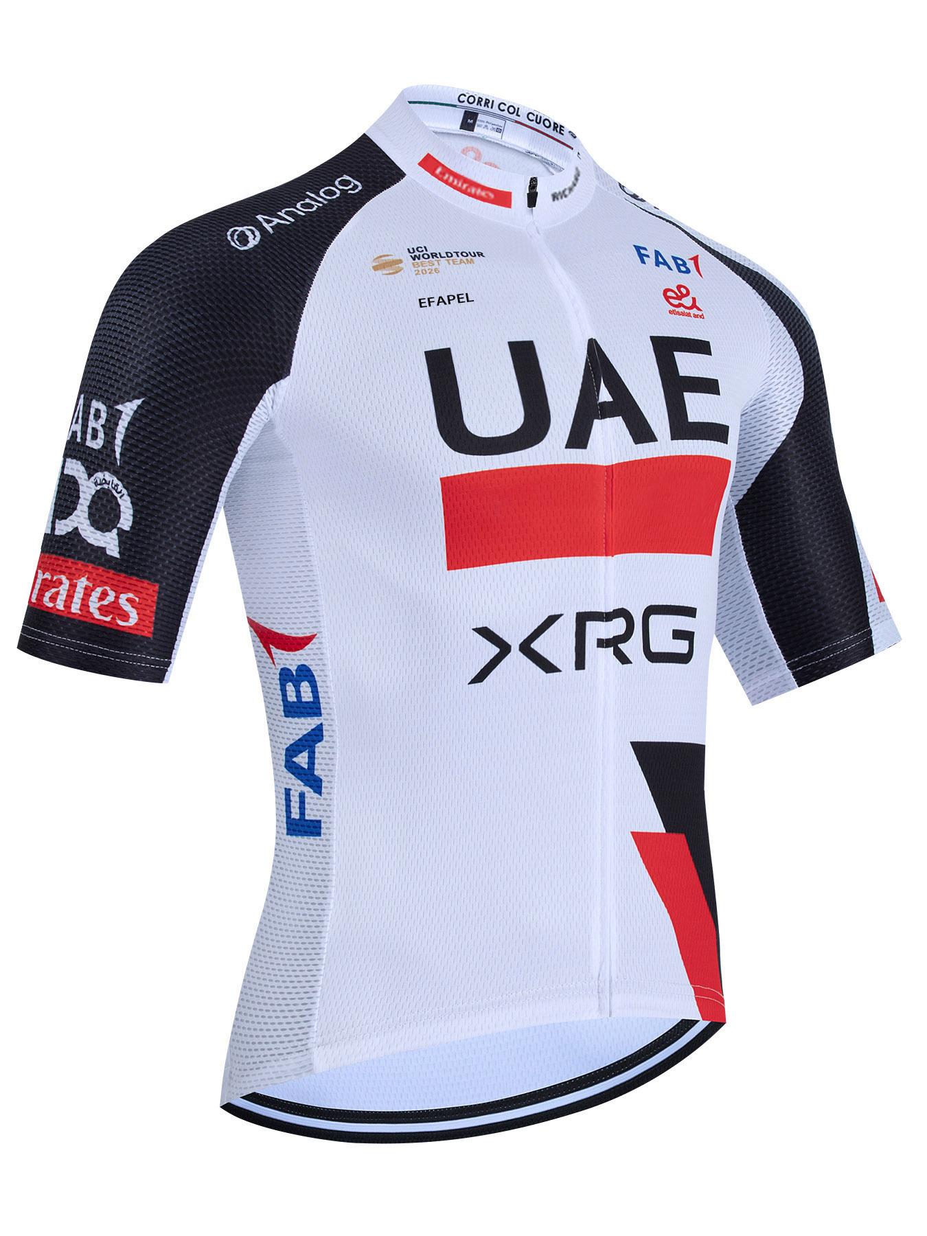 

Новый Тур 2026 ОАЭ Велосипедная Майка Шоссейный Велосипед Maillot JERSEY Комплект Шорт Мужской Женский Быстросохнущая Одежда для Велоспорта Велосипед Футболка Одежда S