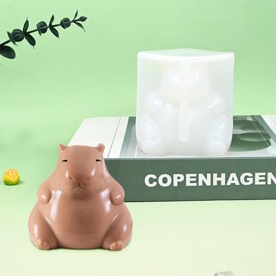 Niedliche Capybara-Silikonform, Cartoon-Tier, für Milch, Gelee, Pudding, Silikonform, für Zuhause, Küche, Backzubehör, Party, Restaurant