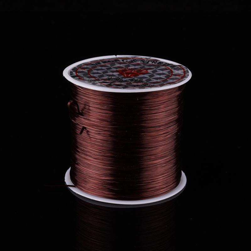 Fil Plat en Cristal Élastique pour Perles DIY et Création de Bracelets