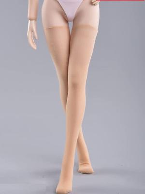[TOYBARJAPAN] 16 Scale Fire Girl Toys FG-YC-004C Skin-Tone Female Soldier Wardrobe Seamless Pantyhose for Action Figures (Body, Head, and T-back Not
