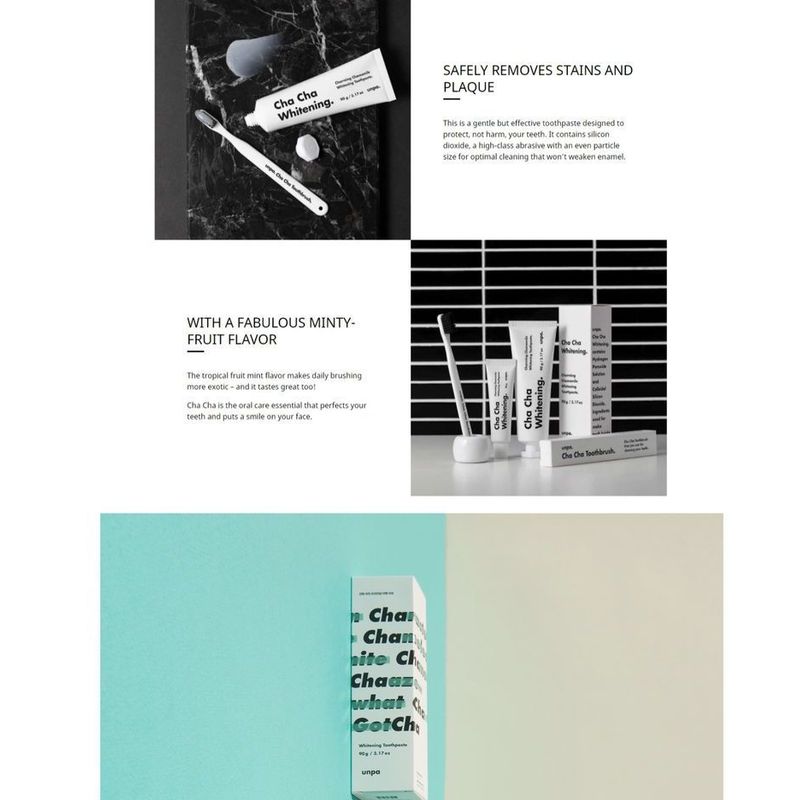 UNPA Cha Cha Whitening Toothpaste