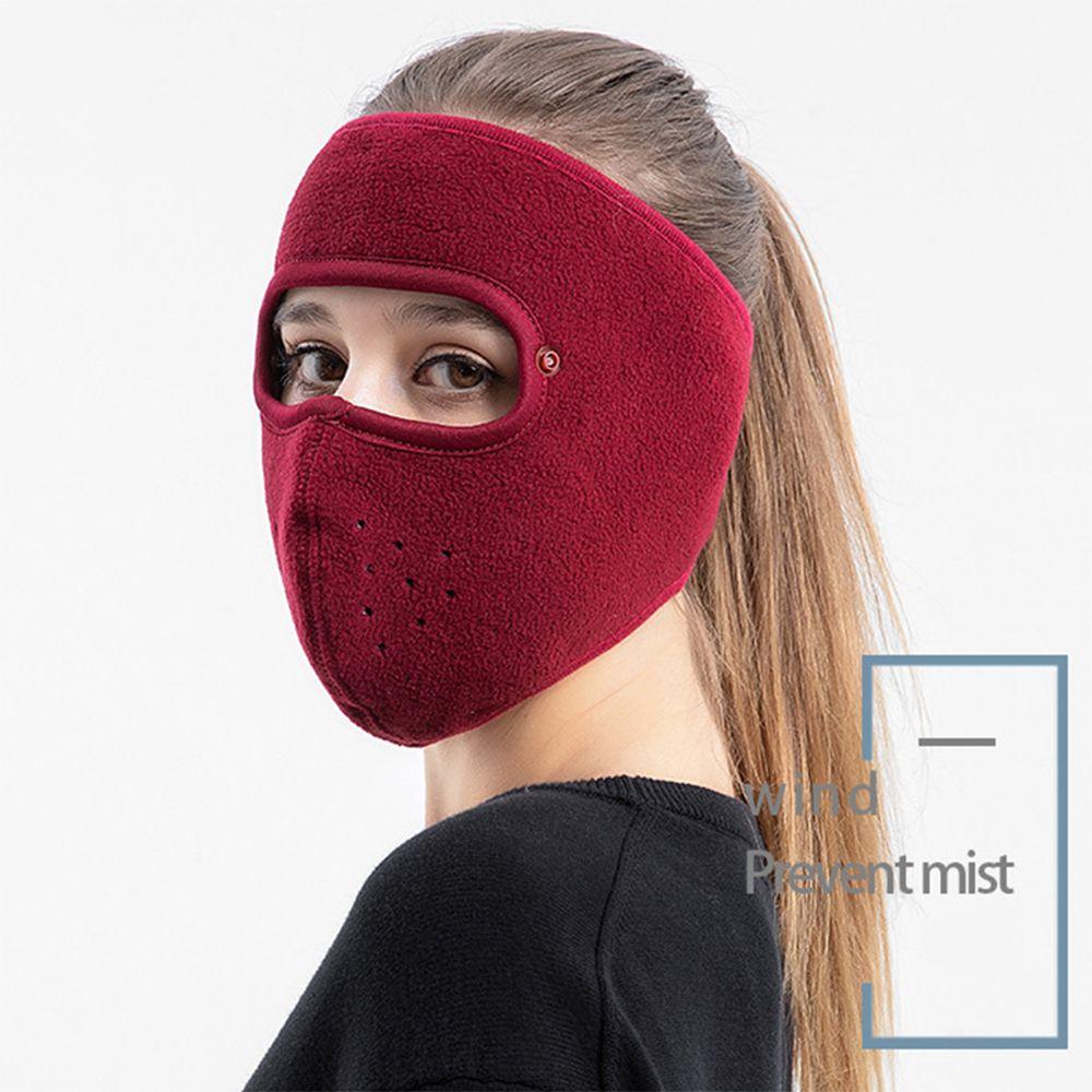 Keep Warm Removable Eye Shield Windproof Anti Fog Goggles Breathable Caps Full Face Masks Cycling