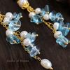 Elegant Chinese Style Freshwater Pearl and Crystal Tassel Earrings for Beach Vacations