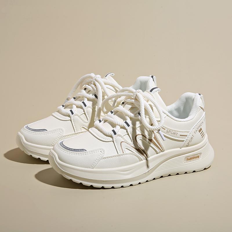 Chunky Sneakers for Women Lightweight Mesh Fashion White Casual Running Trainer Shoes Ladies Walking Sports Tennis
