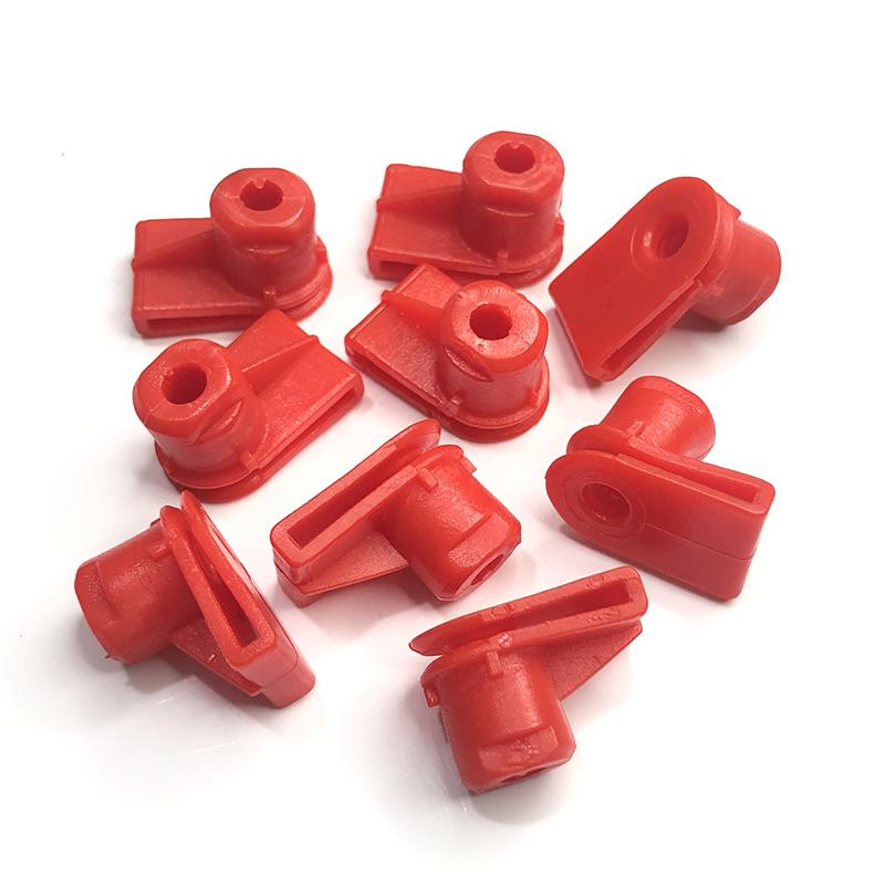 20pcs Auto Clips For BMW 07147212877 Grommet Nut for Screws- X1 & 1-Series Centre Console Clips Red Plastic Car Fastener
