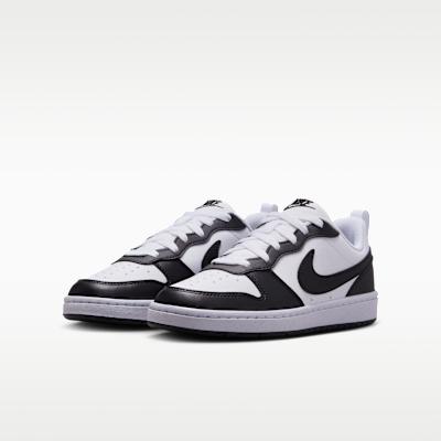 Nike Court Borough Low Recraft Black White (GS)